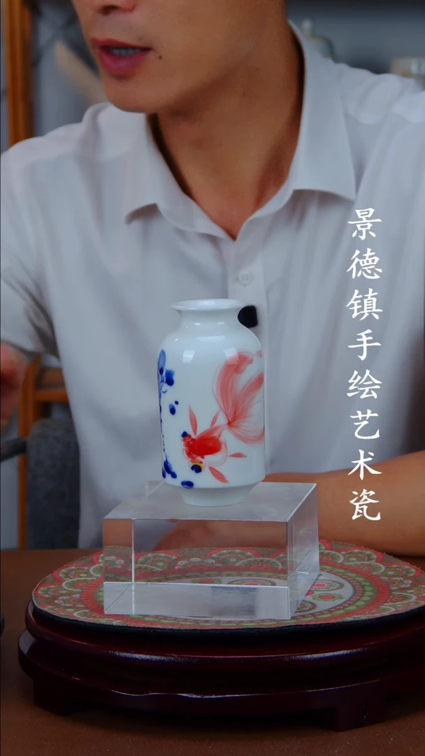 现代景德镇手工手绘陶瓷摆件28