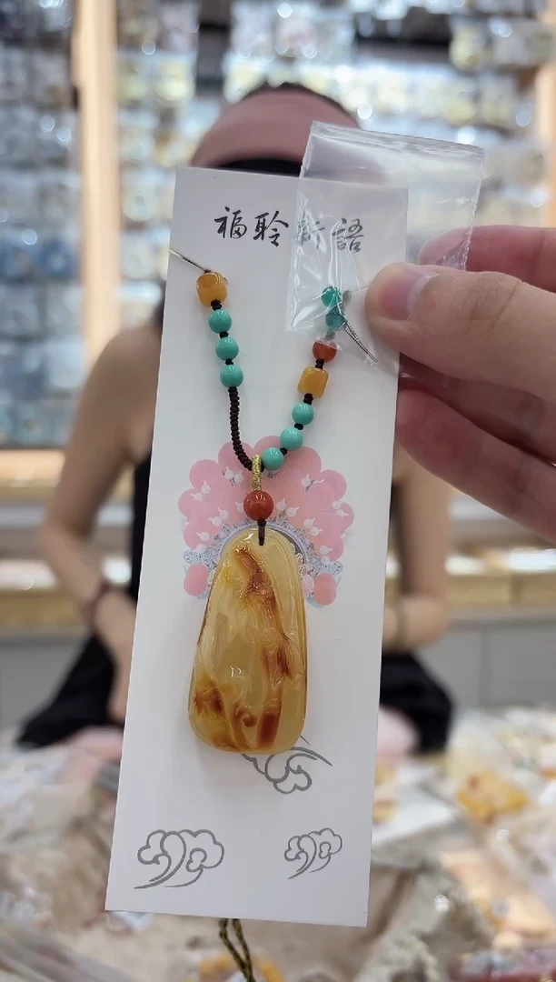无925银绿色银针耳钉竹子蜡蜡