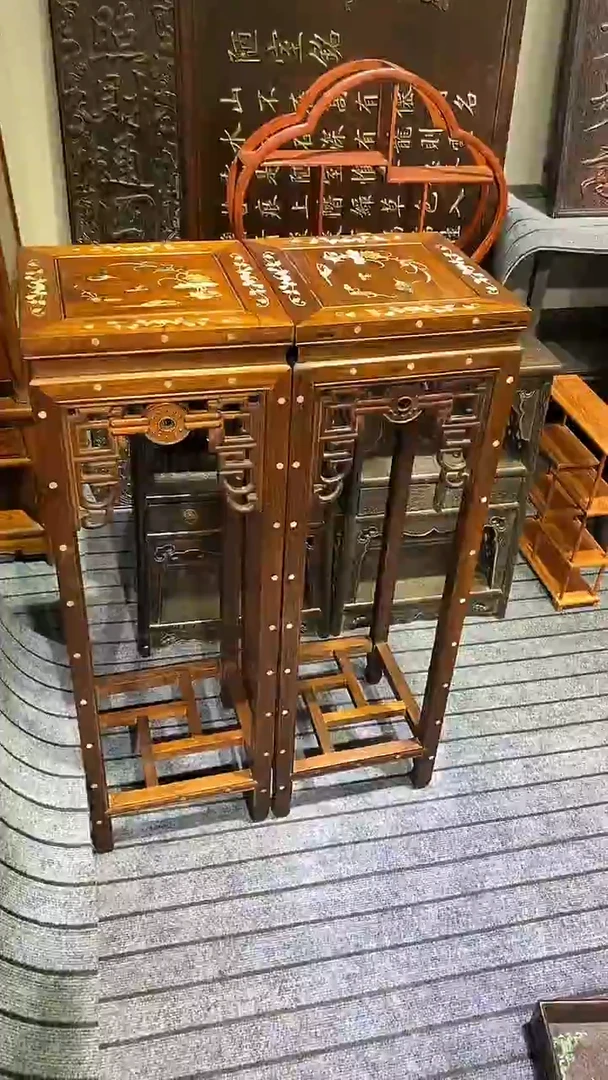 木紫檀雕刻一物一拍