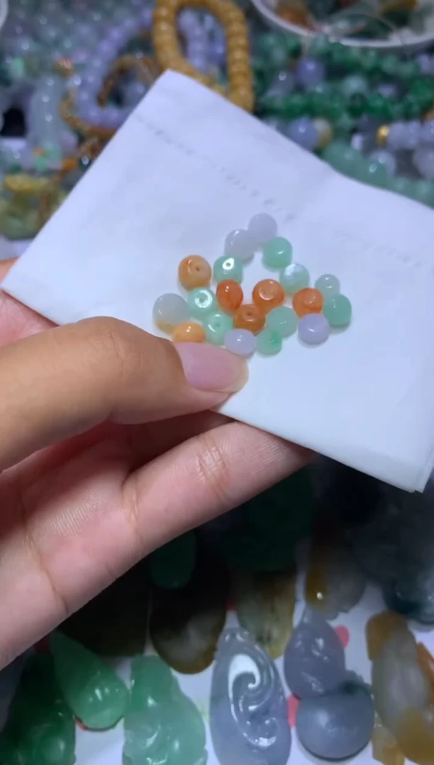 翡翠挂件未镶嵌꧁**꧂MJX023347