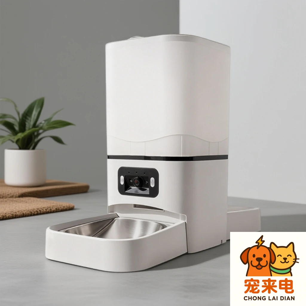 宠物喂食器猫咪用品智能双投食猫粮狗狗自动定时定量喂食机