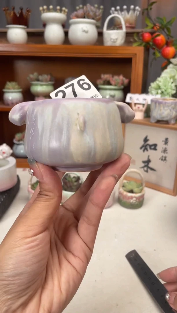 瓷片276知木小芳花盆编号