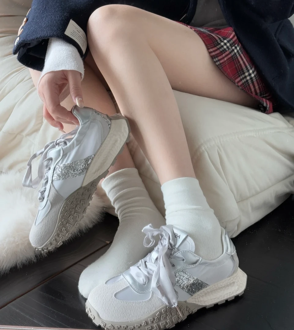 荣荣时尚女士鞋听主播提示下单女气质运动轻奢休闲（401-500）