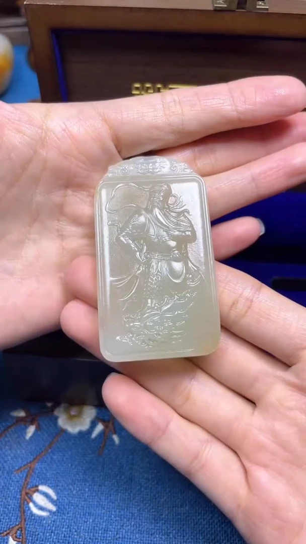 和田玉未镶嵌挂件今***夕6