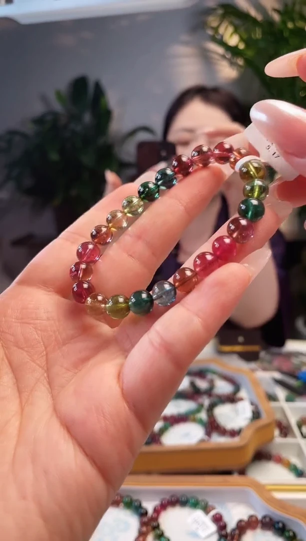 手链未镶嵌碧玺单圈手链8+