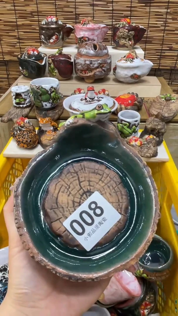 008精美粗陶手工柴烧