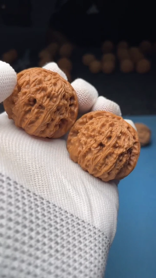 桃核把件a32   白狮子 42尺