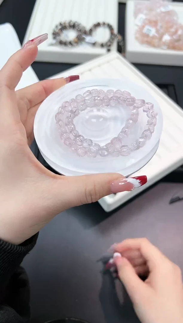 【闪购商品】水晶手串未镶嵌30b多样性发其一/1条默认微瑕