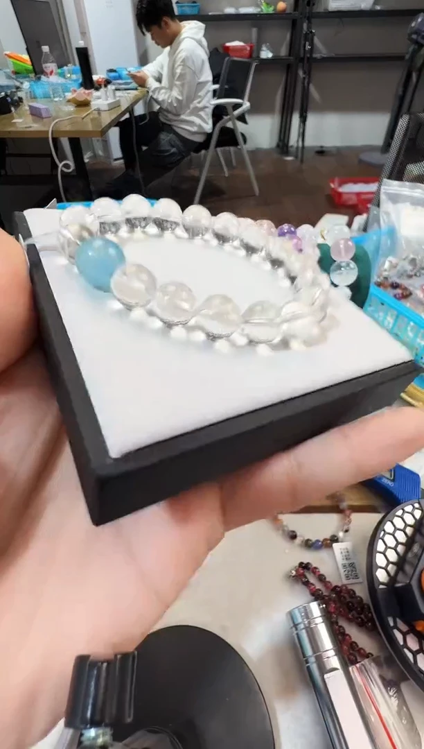 未镶嵌手链水晶晶0467 约10mm