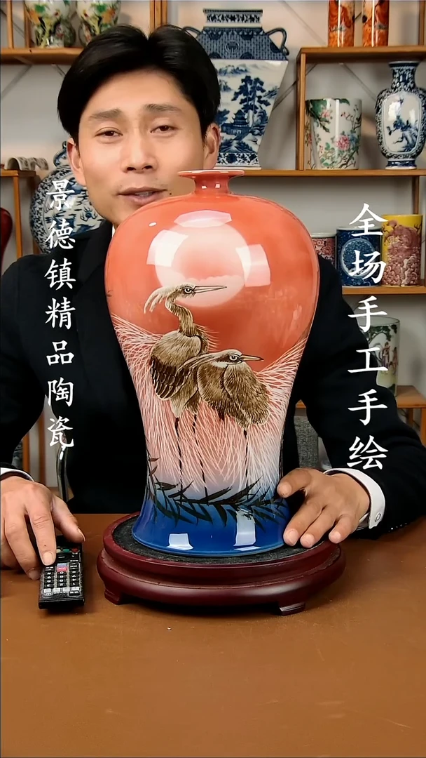 【闪购商品】瓶景德镇陶瓷摆件20