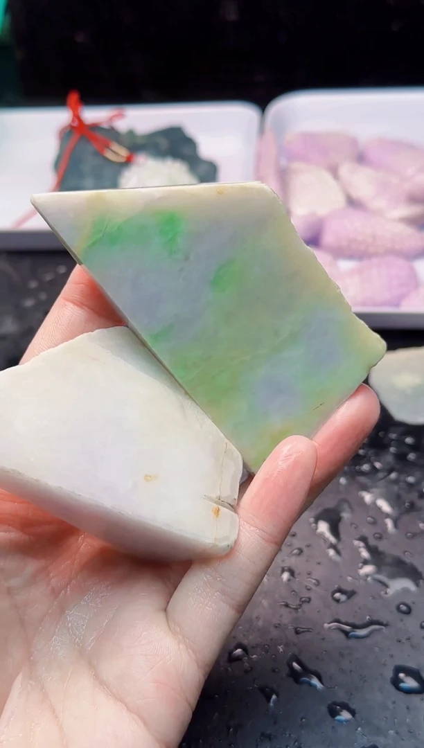 配石翡翠展**翔044天然A货翡翠
