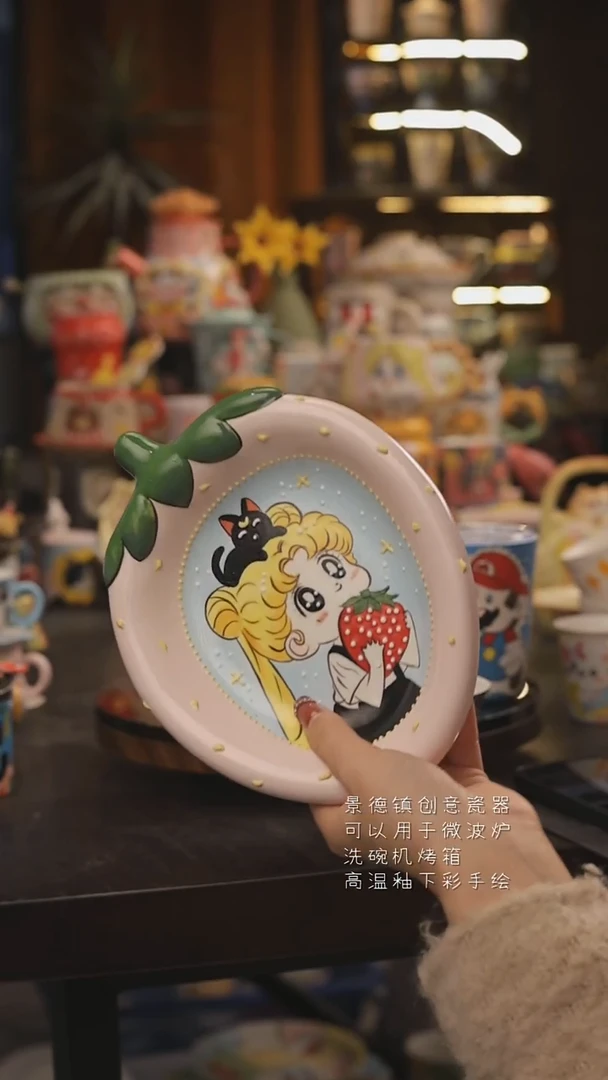 景德镇釉下彩绘设计师款式陶瓷