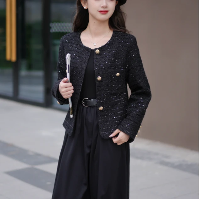 【小云总】轻奢款小香风高级感复古气质长袖外套8091