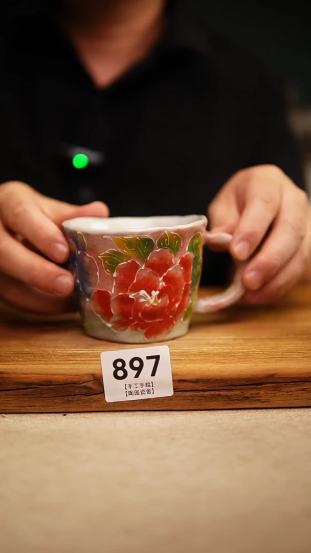 @@陶园瓷舍@@纯手工手绘@高温釉下彩