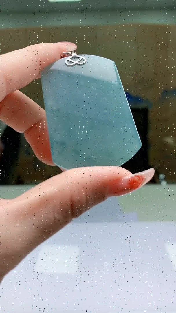 【闪购商品】定制翡翠未镶嵌5028ty-毛货挂件136