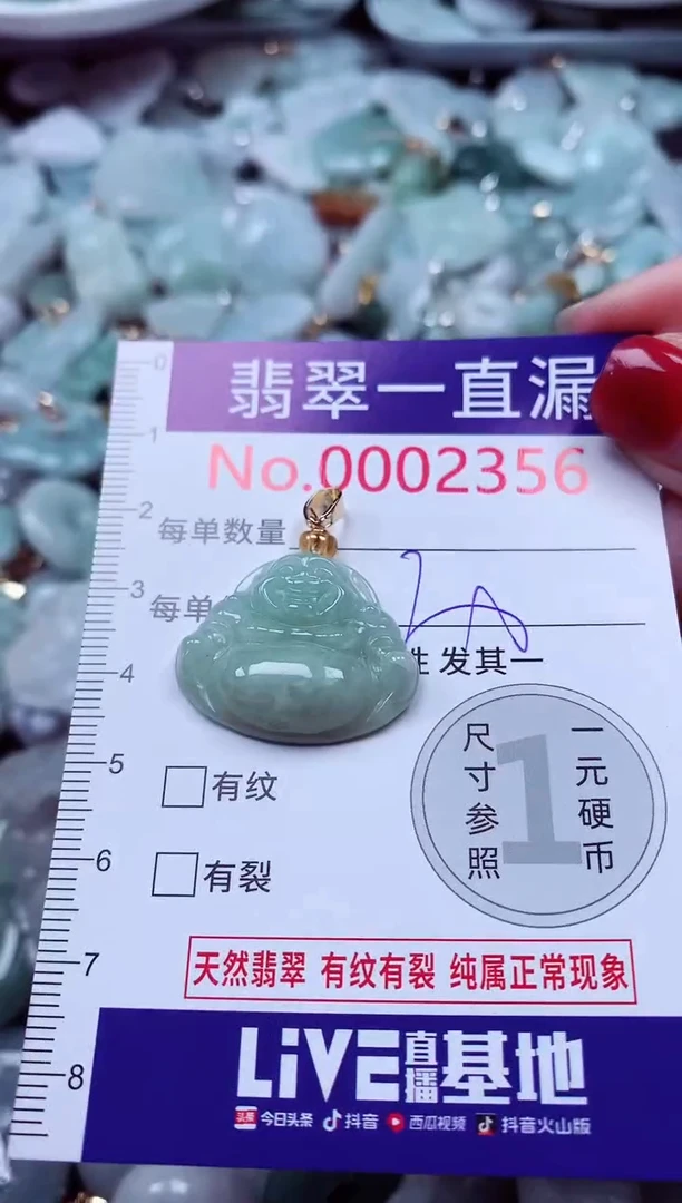 吊坠(不含链)未镶嵌翡翠2356