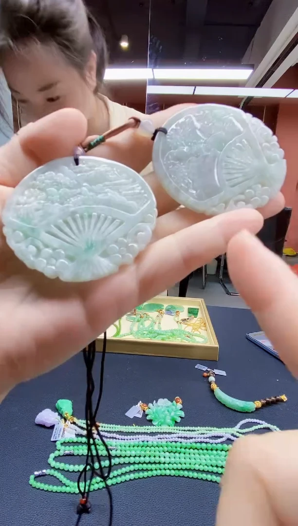 颈饰未镶嵌翡翠翡翠吊坠