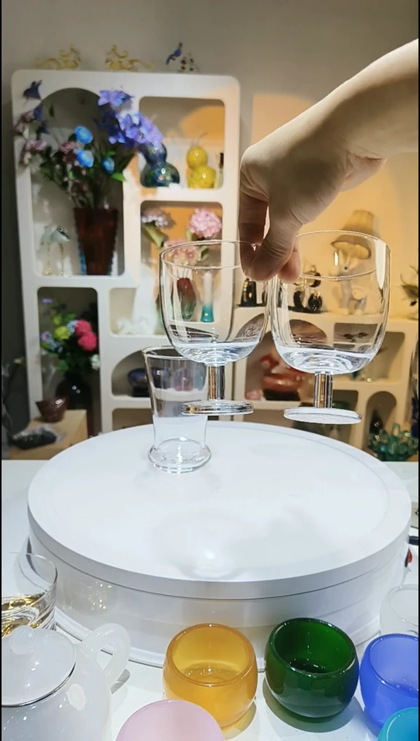 【闪购商品】水晶玻璃2只小杯