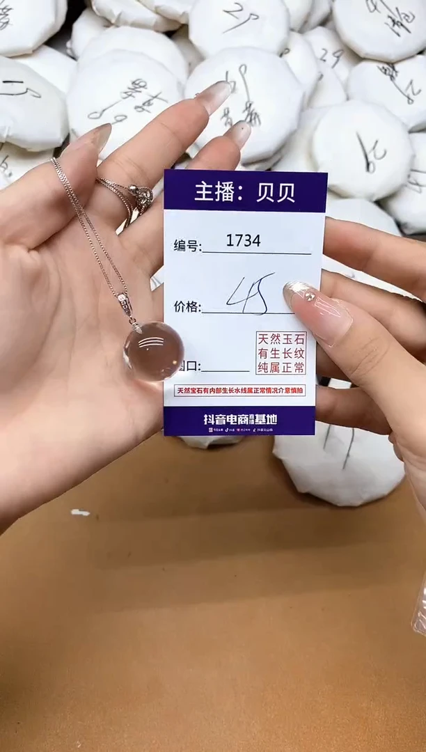吊坠(赠链)未镶嵌水晶1734