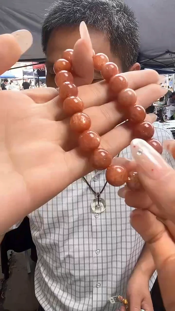 手链未镶嵌日光石天然金太阳手串多样性发一10mm