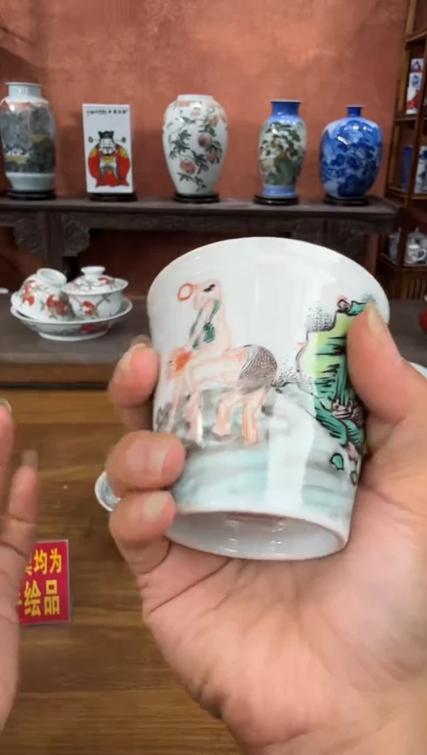 吴义松陶盟手绘陶瓷编码：