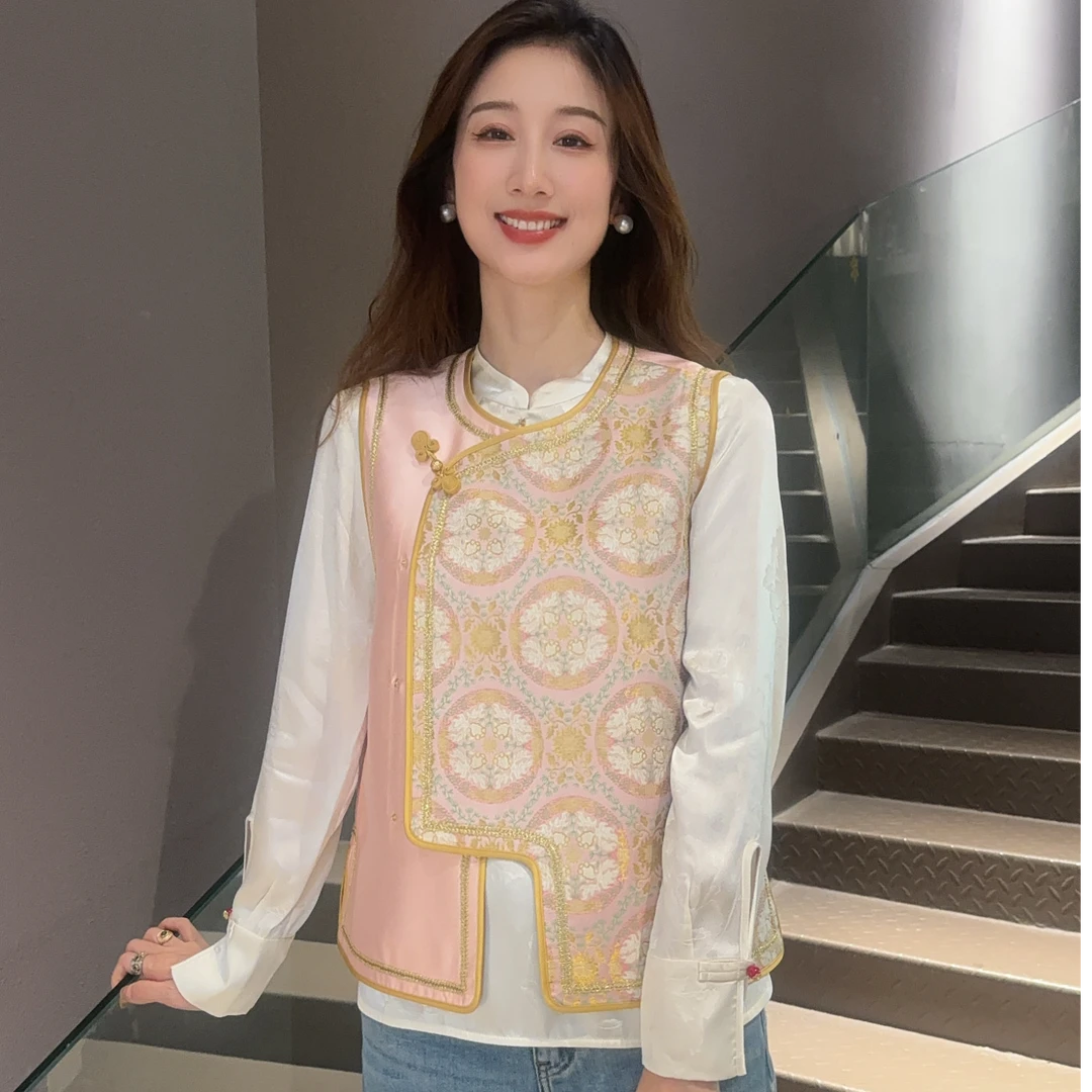 《佩佩定制》四季百搭日常新中式中国风穿马甲6147