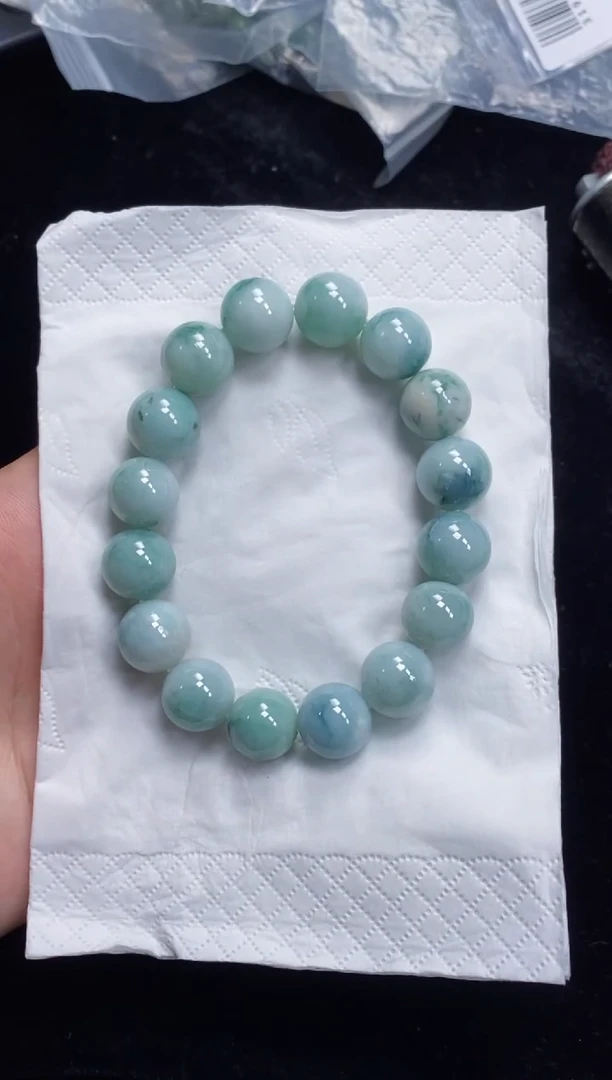 未镶嵌手串翡翠115号链接天然缅甸A货翡翠一物一证