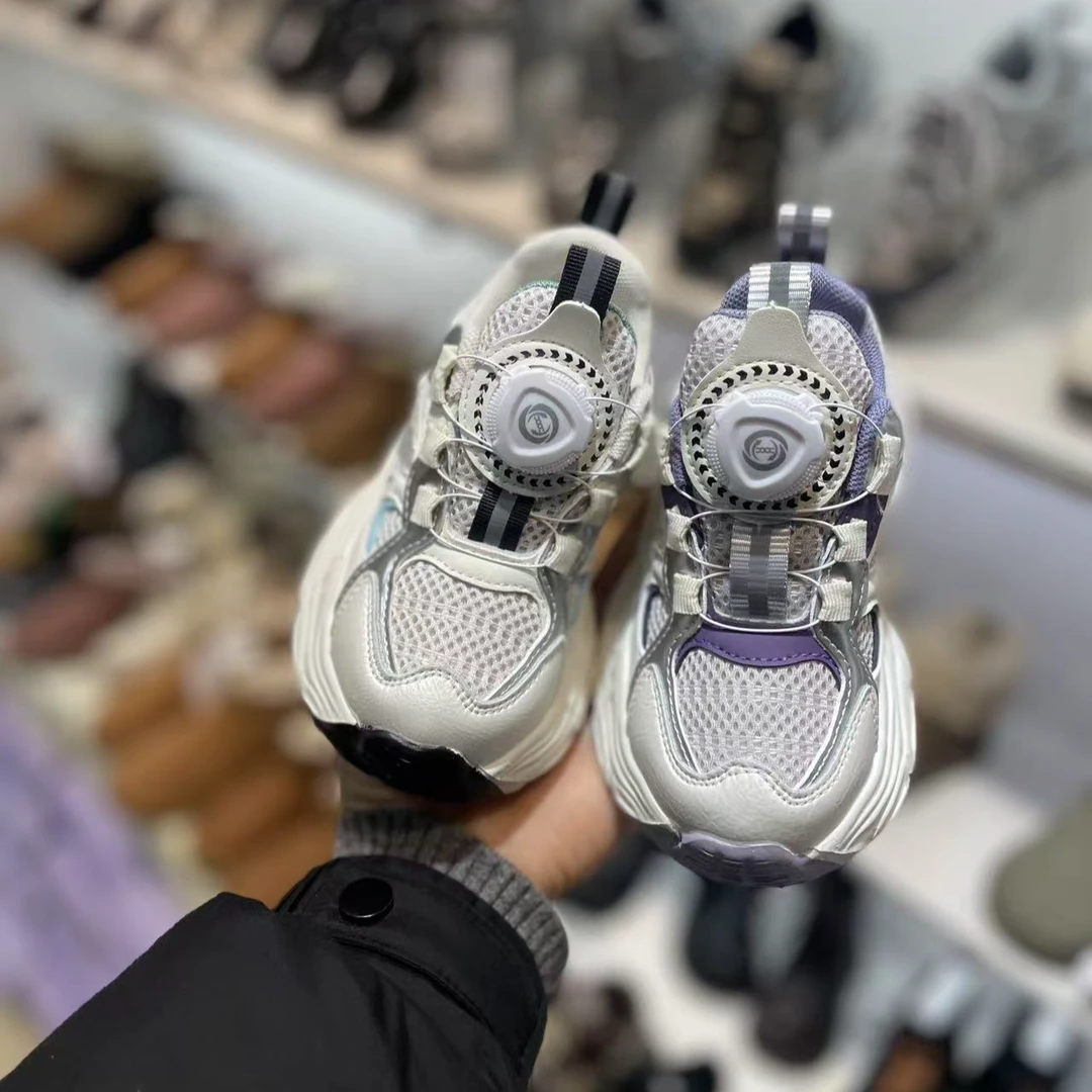 春季新款 176儿童27-37码休闲舒适运动老爹鞋