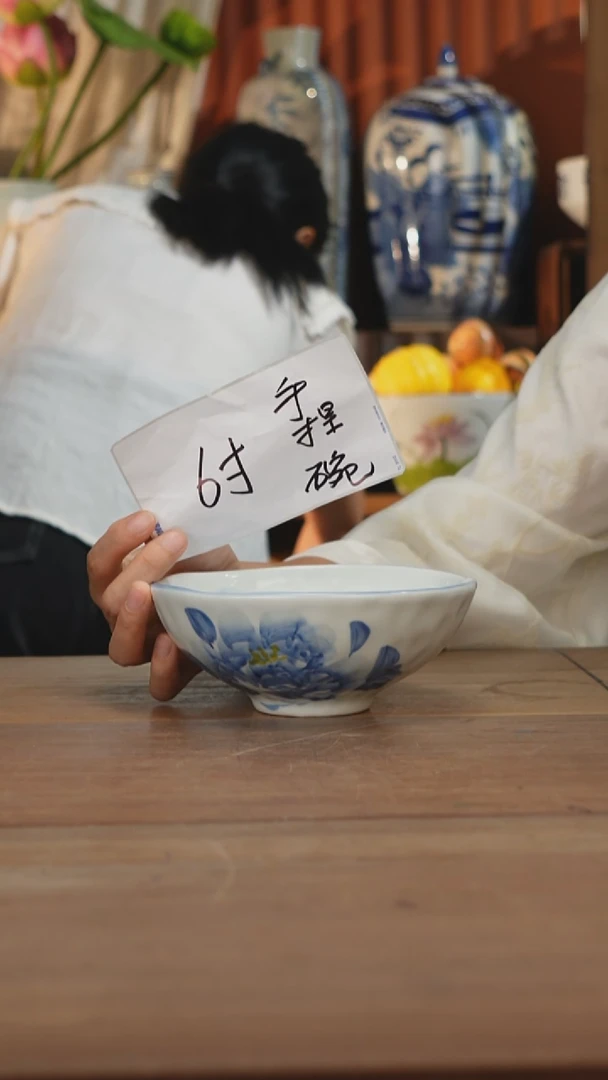 现代景德镇设计师釉下手绘陶瓷餐具