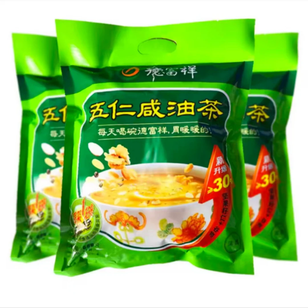【油茶】德富祥五仁咸油茶400g/八宝咸油茶400g/牛骨髓油茶400g