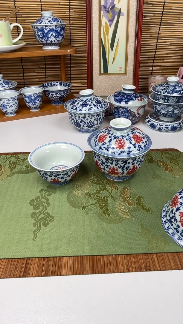 主人杯缠枝莲二才+压手