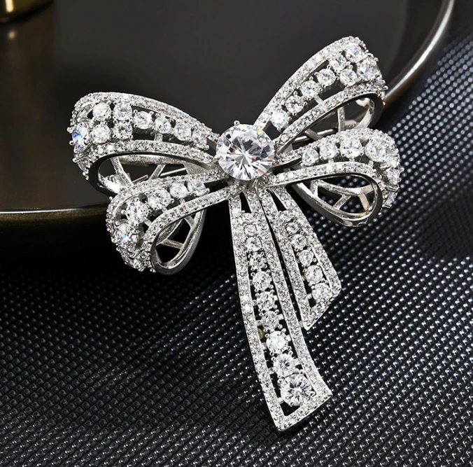 0668【星河璀璨】高定设计师蝴蝶结胸针