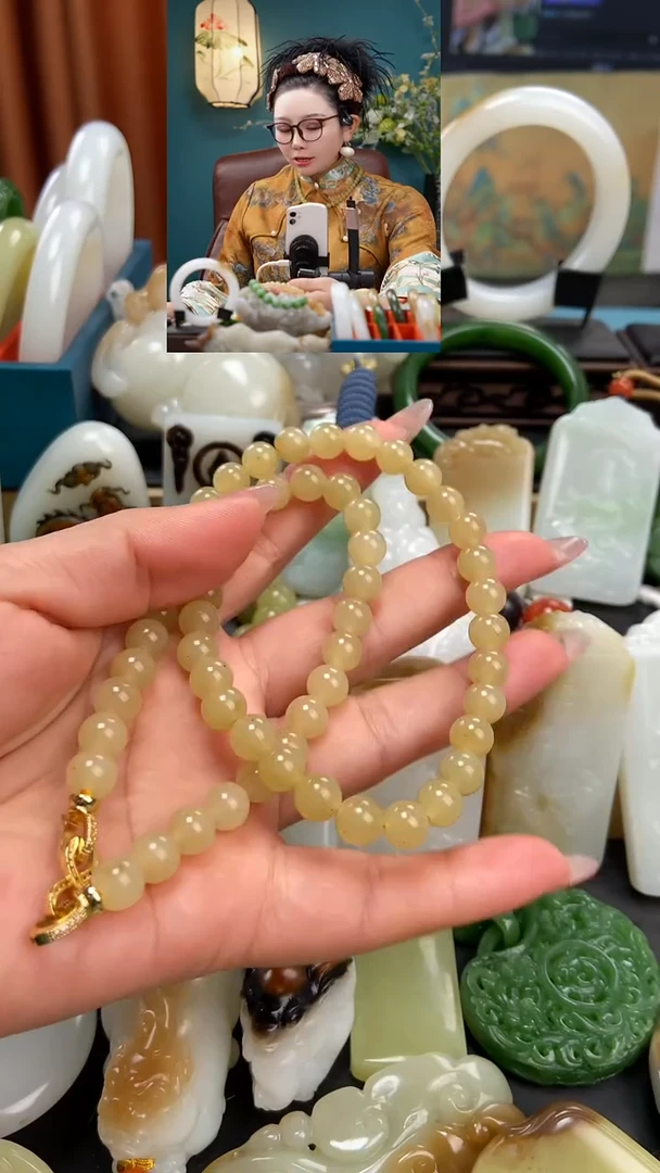 未镶嵌手串和田玉项链