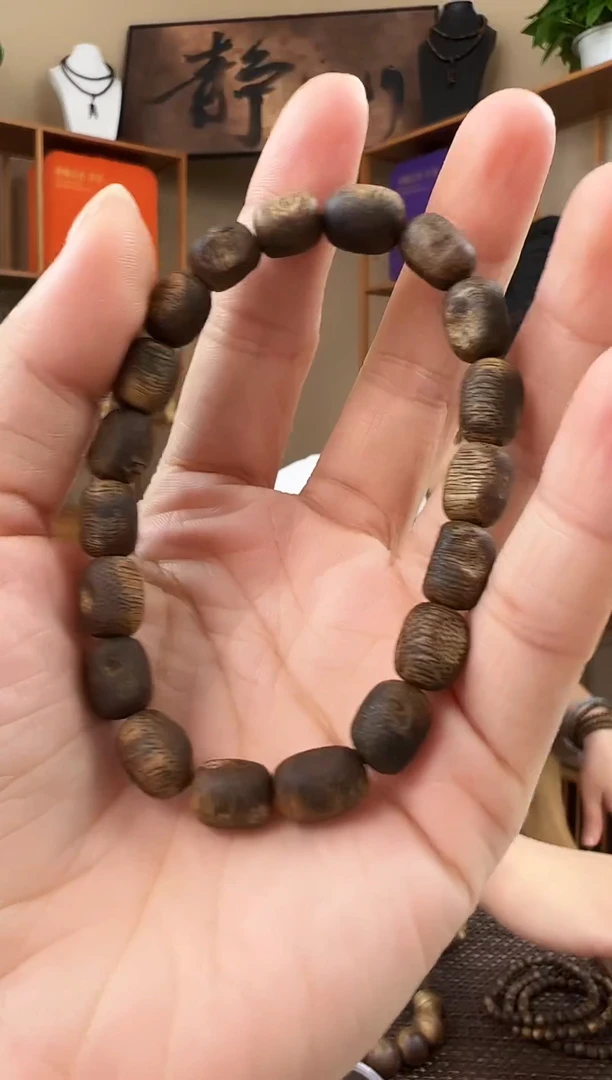 手串沉香留疤单圈6g随型多样性发一