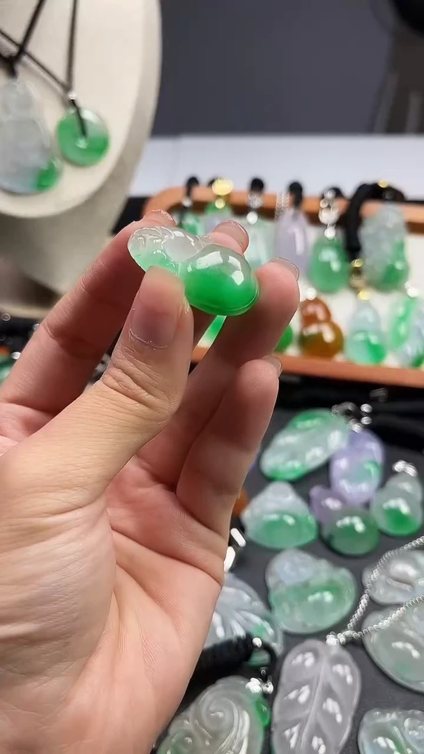 颈饰未镶嵌翡翠  所见即所得 一图一物