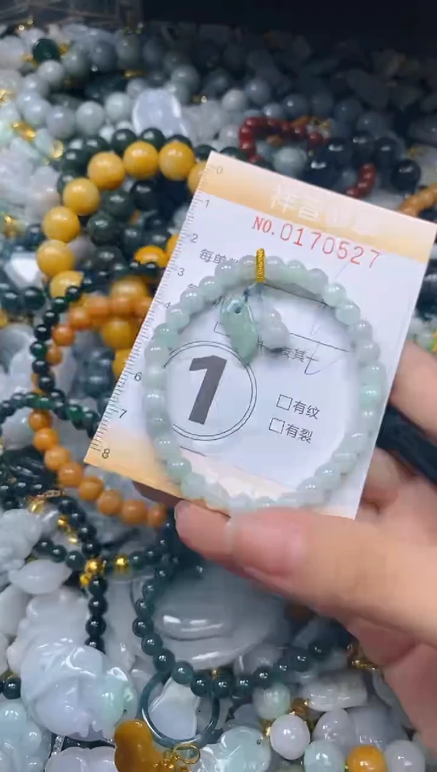 翡翠未镶嵌颈饰闪购0170527多样性发其一