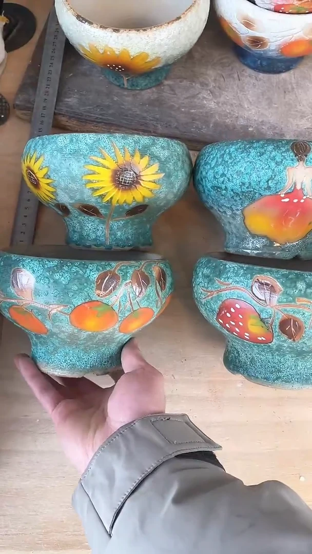 【闪购商品】摆件8-144口14高11四个