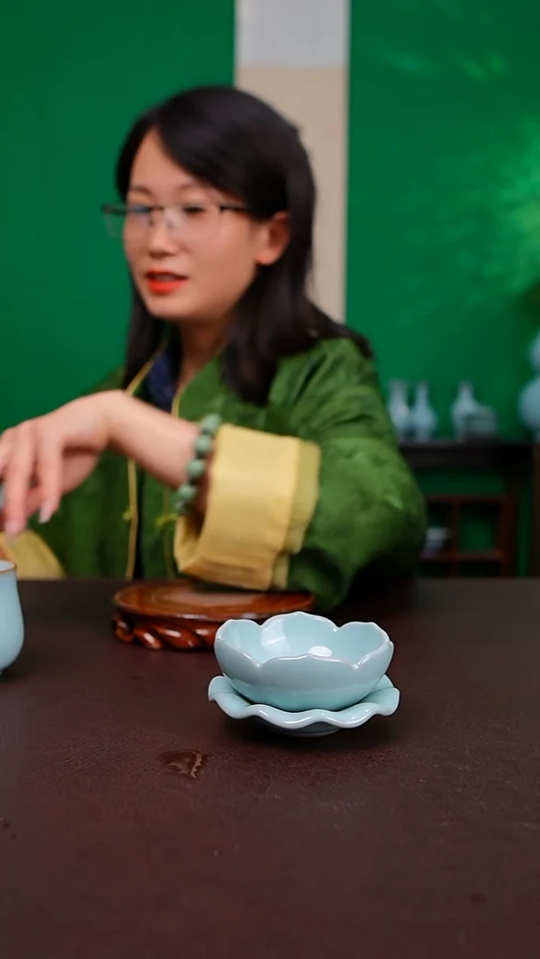 天青莲花茶漏不完美