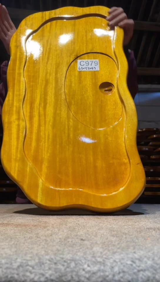 实木茶盘   一物一拍（不含配件）