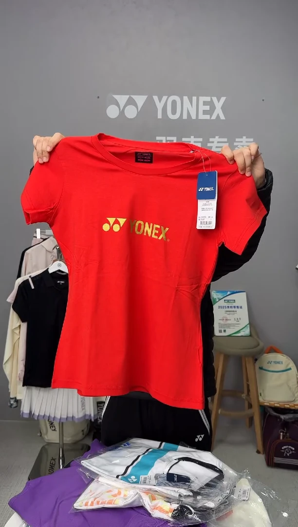 女士短袖YW0057EX-001红-XL