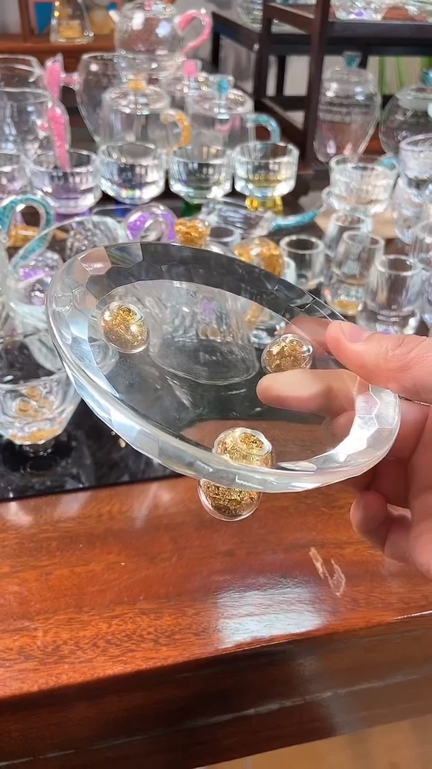 【闪购商品】玺宴新款水晶壶承金箔