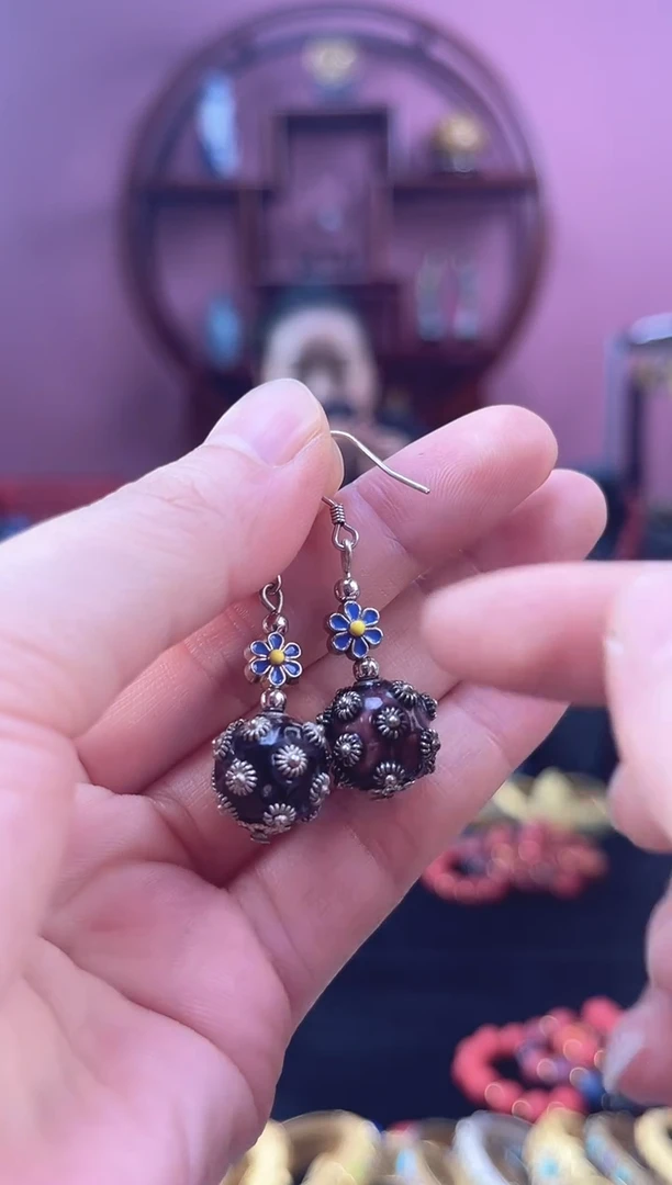 非遗技艺 精品儿子 堆松紫色