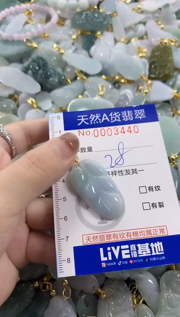 颈饰未镶嵌翡翠天然A货翡翠
