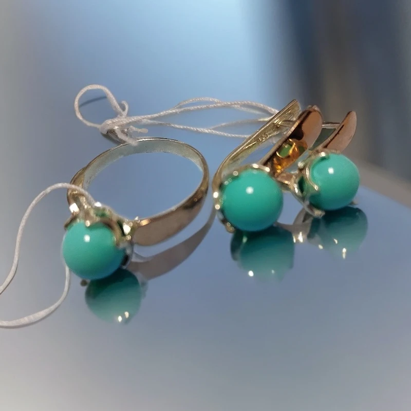 925银耳饰 乌克兰925纯银/镀金