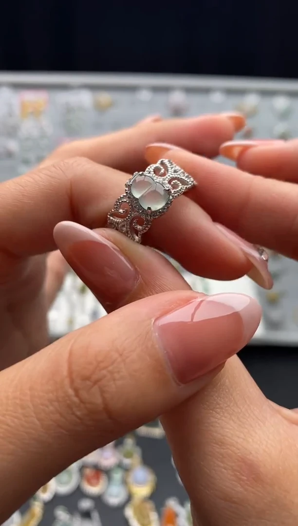 未镶嵌戒指翡翠天然A货翡翠