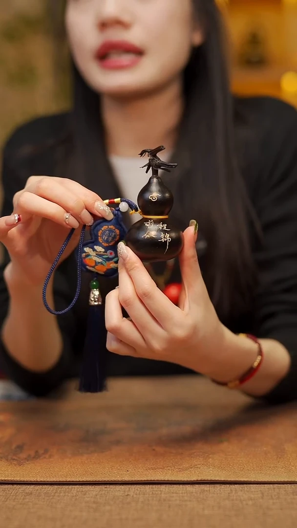 【闪购商品】547宴禾堂天然漆艺小葫芦--58