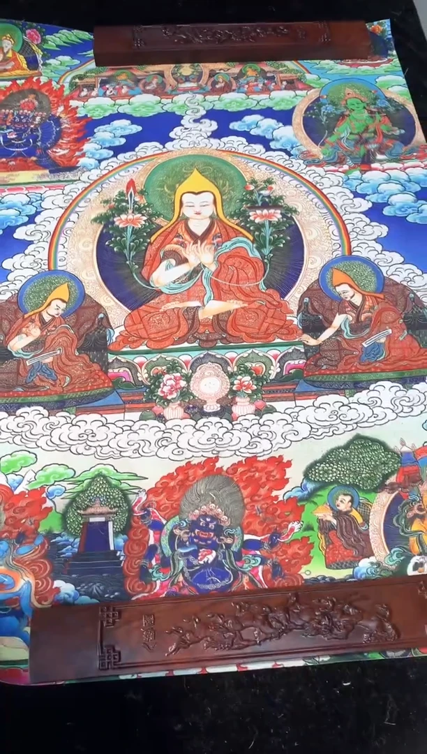 卷轴画015宗喀大师