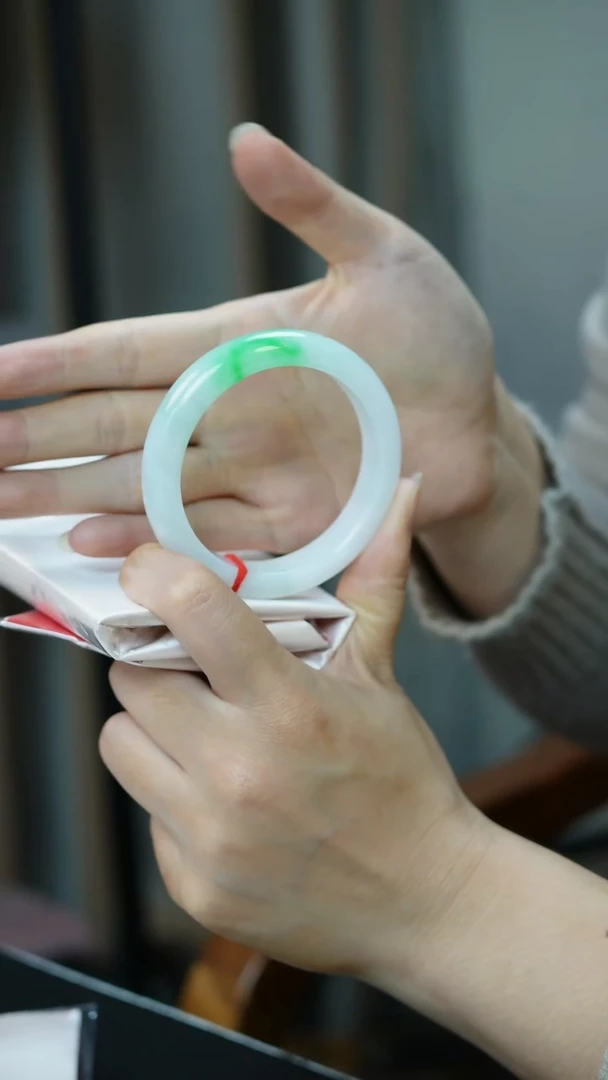 未镶嵌手镯翡翠26号-54.8正圈/MY/2