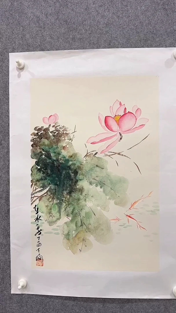 国画李纲-2.7平尺-国画作品