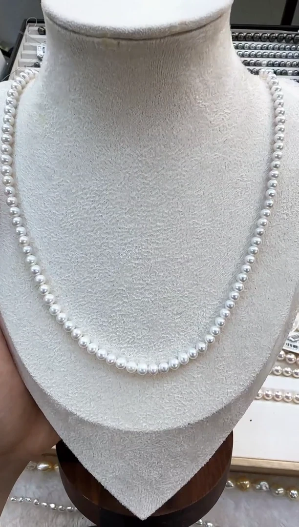 淡水珍珠合金项链S****ᐝ淡水毛衣链